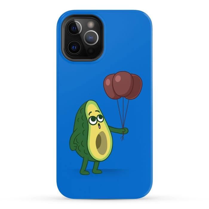 iPhone 12 Pro Max StrongFit Three avocado balloons by Alberto