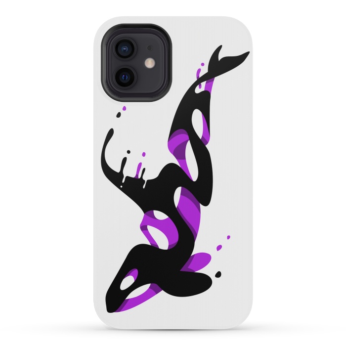 iPhone 12 mini StrongFit Liquid Killer Whale by Alberto