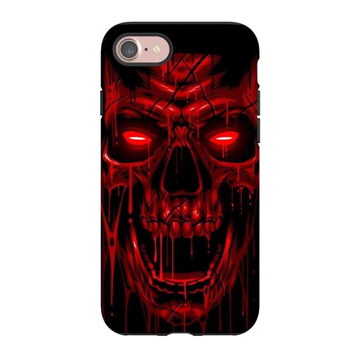 iPhone 7 StrongFit Blood Skull by Alberto