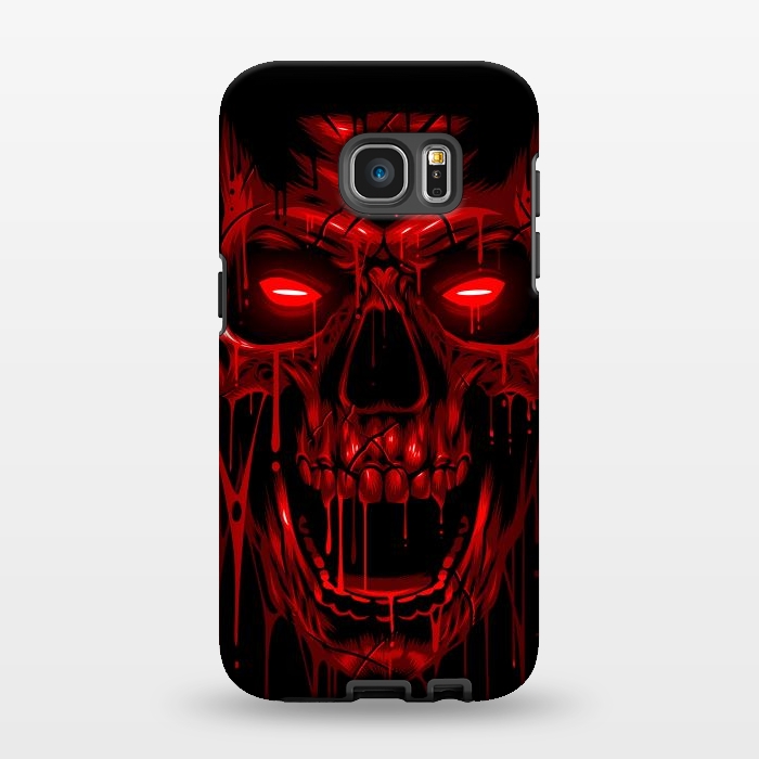 Galaxy S7 EDGE StrongFit Blood Skull by Alberto