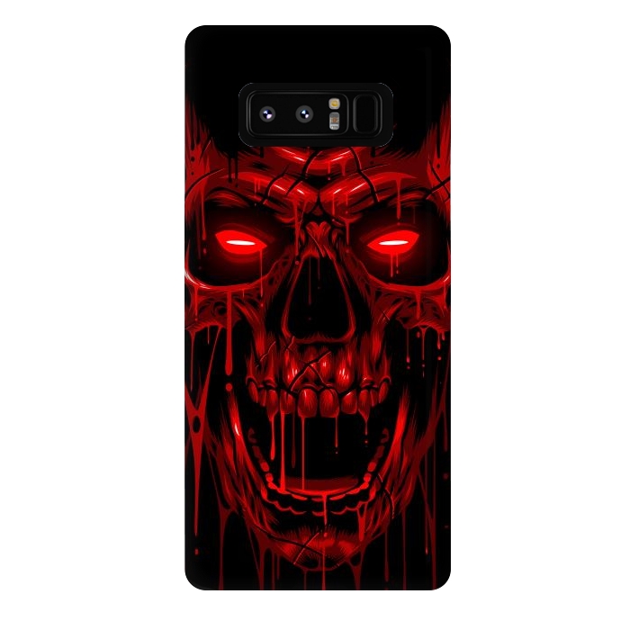 Galaxy Note 8 StrongFit Blood Skull by Alberto
