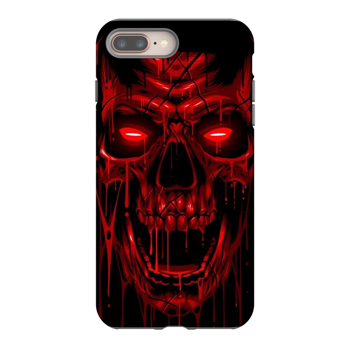 iPhone 8 plus StrongFit Blood Skull by Alberto