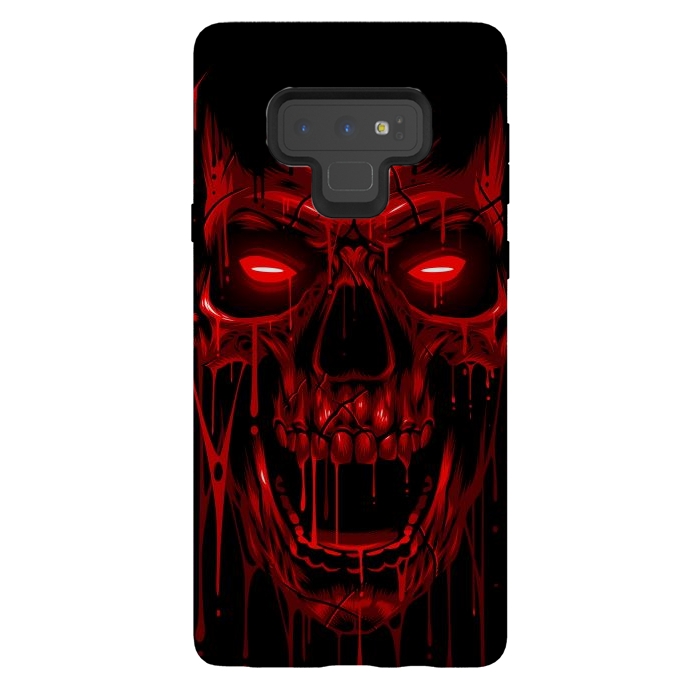 Galaxy Note 9 StrongFit Blood Skull by Alberto