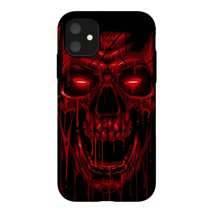 iPhone 11 StrongFit Blood Skull by Alberto