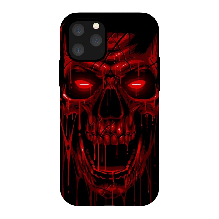 iPhone 11 Pro StrongFit Blood Skull by Alberto