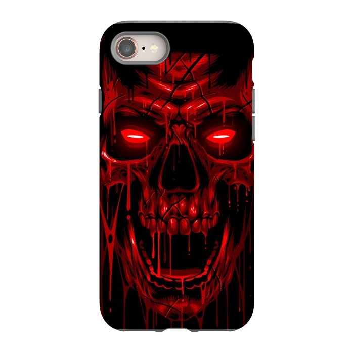 iPhone SE StrongFit Blood Skull by Alberto
