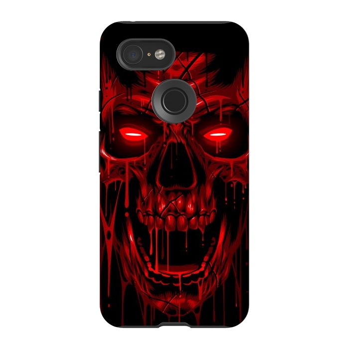 Pixel 3 StrongFit Blood Skull by Alberto