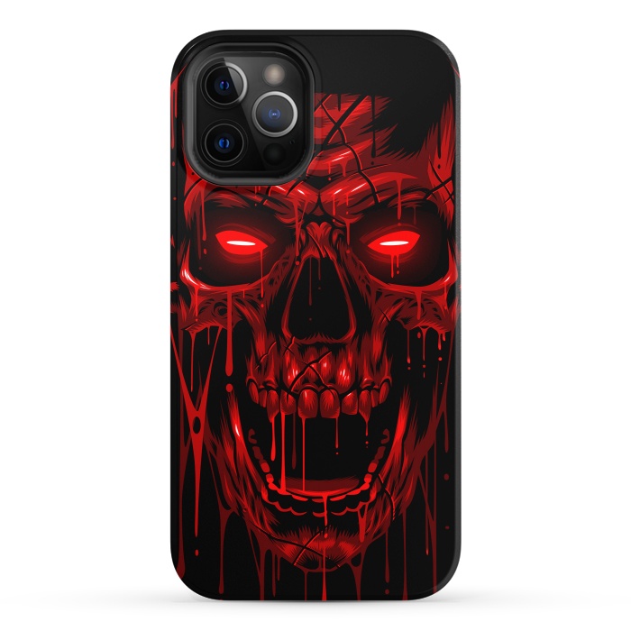 iPhone 12 Pro StrongFit Blood Skull by Alberto