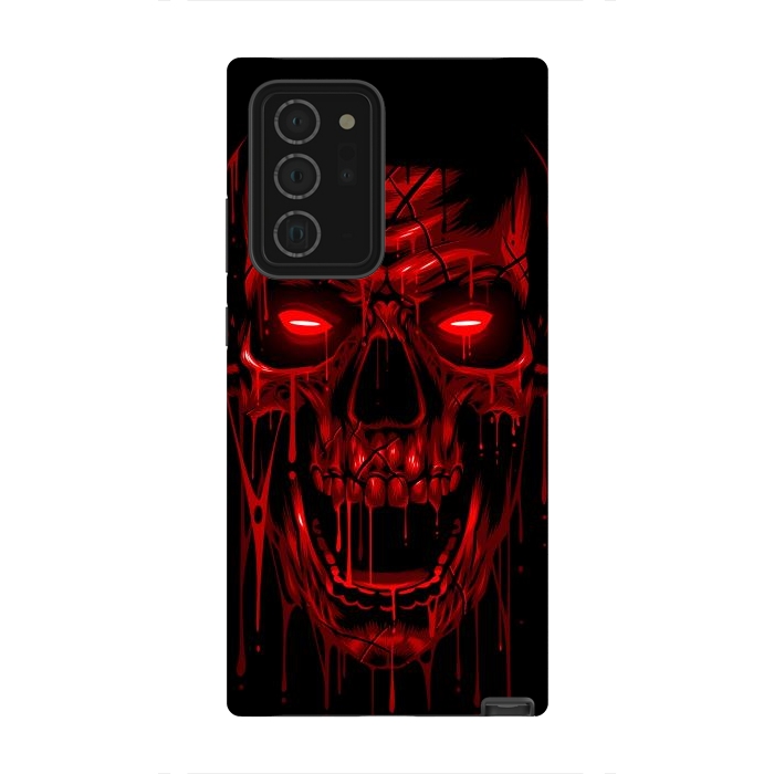 Galaxy Note 20 Ultra StrongFit Blood Skull by Alberto