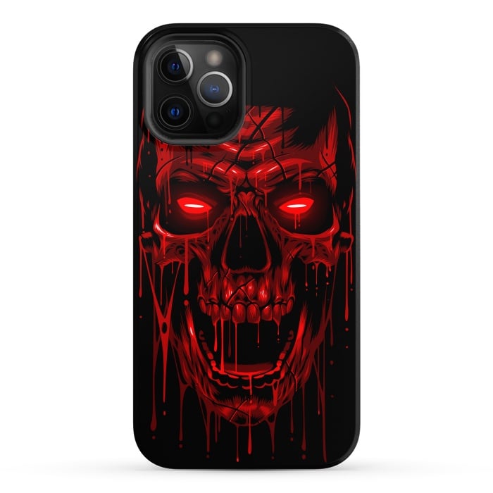 iPhone 12 Pro Max StrongFit Blood Skull by Alberto