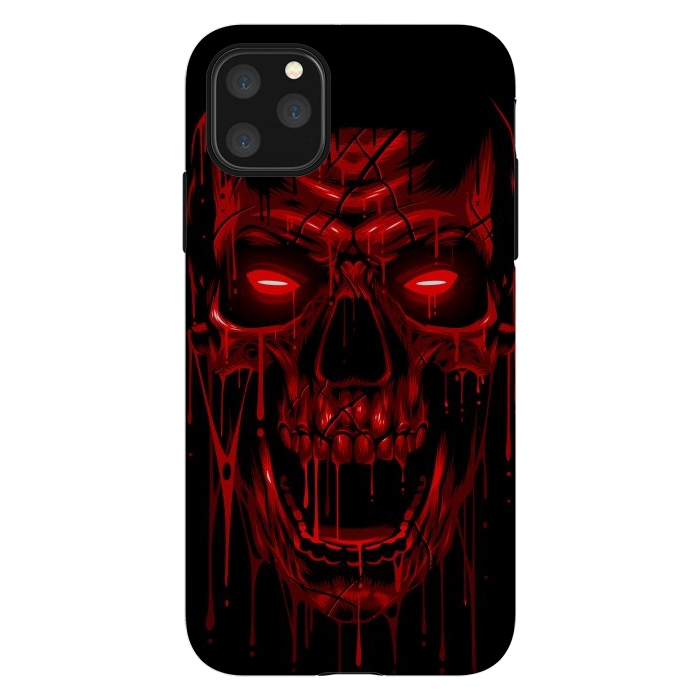iPhone 11 Pro Max StrongFit Blood Skull by Alberto