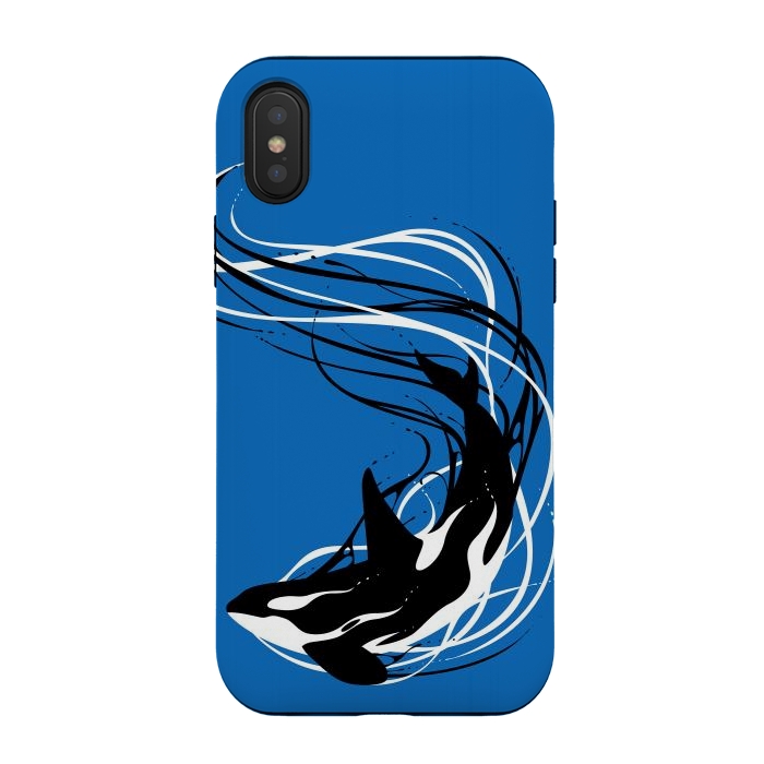 iPhone Xs / X StrongFit Fantasy Killer Whale by Alberto