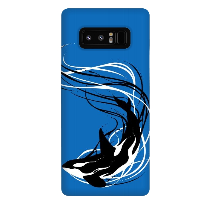 Galaxy Note 8 StrongFit Fantasy Killer Whale by Alberto