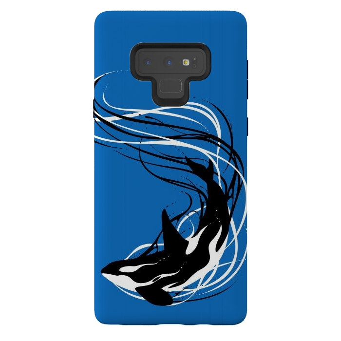 Galaxy Note 9 StrongFit Fantasy Killer Whale by Alberto