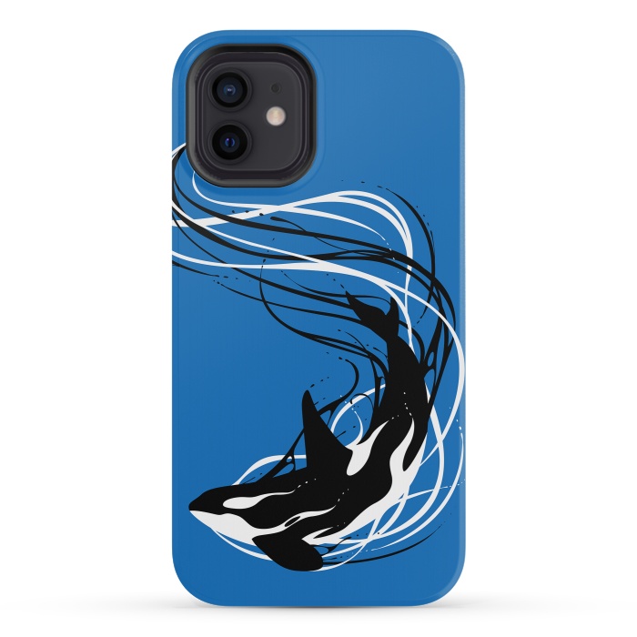 iPhone 12 mini StrongFit Fantasy Killer Whale by Alberto