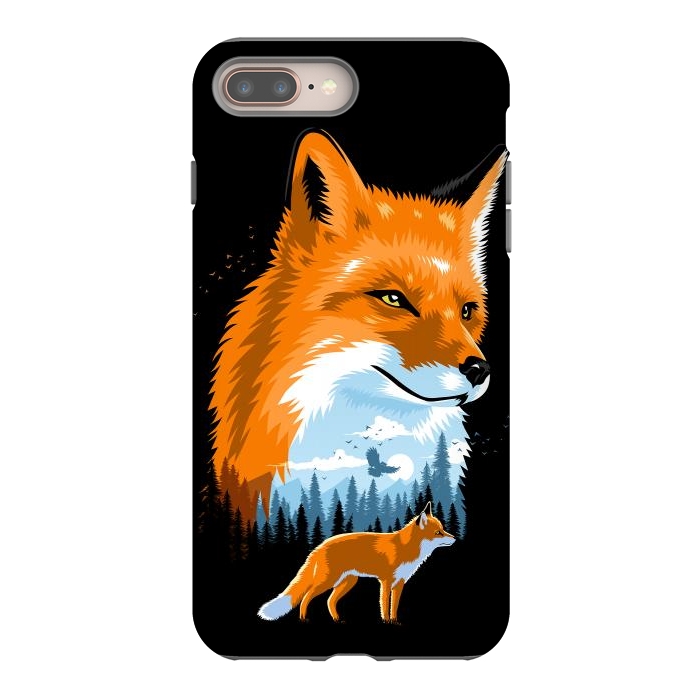 iPhone 7 plus StrongFit Fox in forest by Alberto