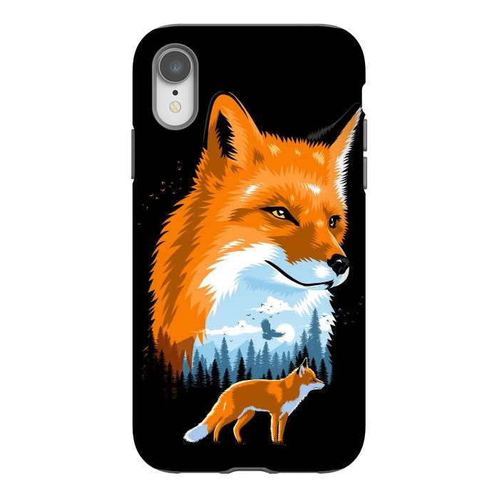 iPhone Xr StrongFit Fox in forest by Alberto