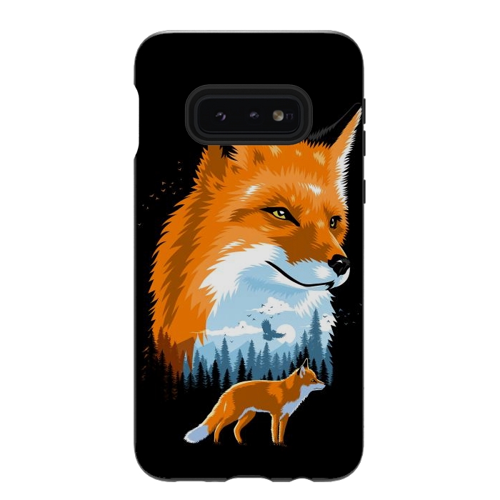 Galaxy S10e StrongFit Fox in forest by Alberto