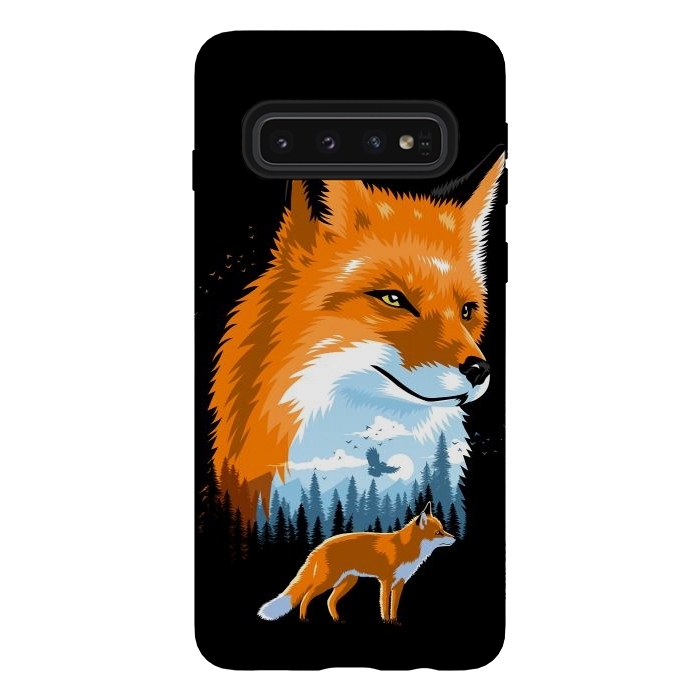 Galaxy S10 StrongFit Fox in forest by Alberto
