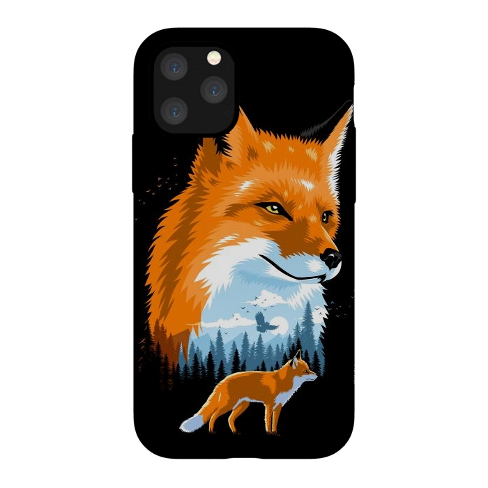 iPhone 11 Pro StrongFit Fox in forest by Alberto