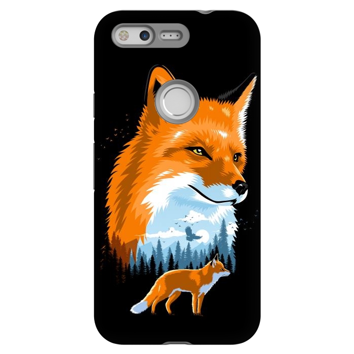 Pixel StrongFit Fox in forest by Alberto