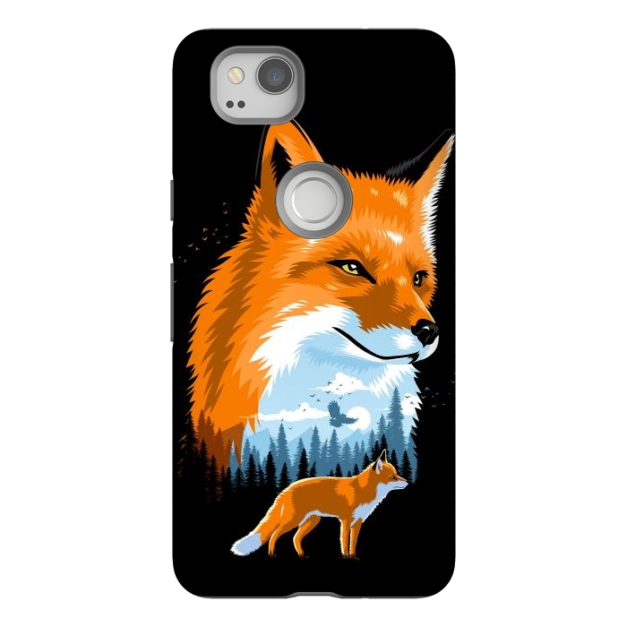 Pixel 2 StrongFit Fox in forest by Alberto