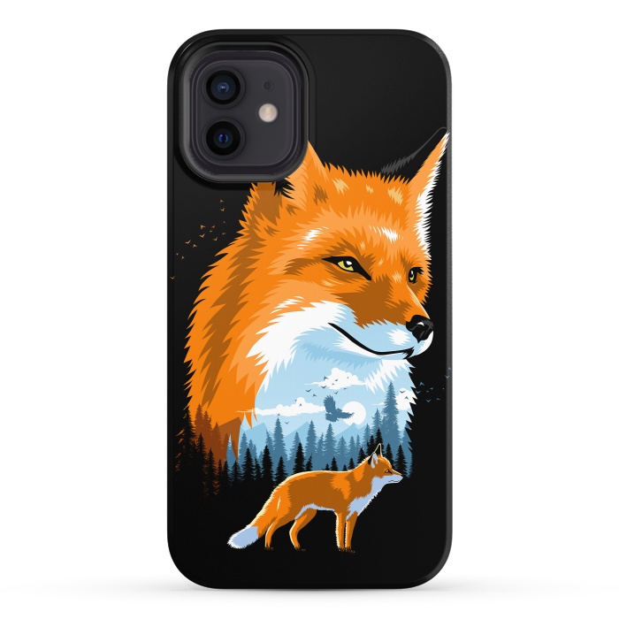 iPhone 12 StrongFit Fox in forest by Alberto
