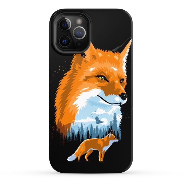 iPhone 12 Pro StrongFit Fox in forest by Alberto