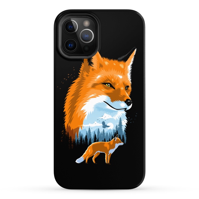 iPhone 12 Pro Max StrongFit Fox in forest by Alberto