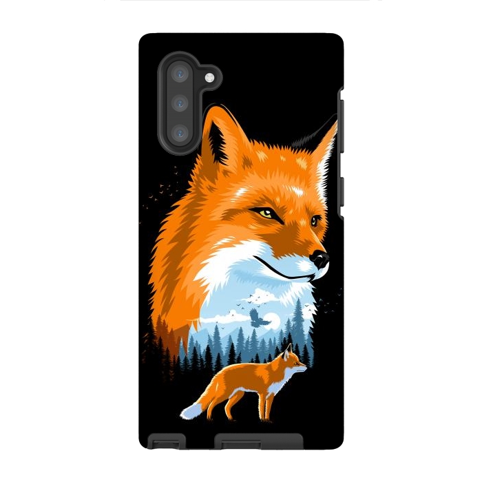 Galaxy Note 10 StrongFit Fox in forest by Alberto