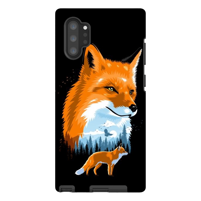 Galaxy Note 10 plus StrongFit Fox in forest by Alberto