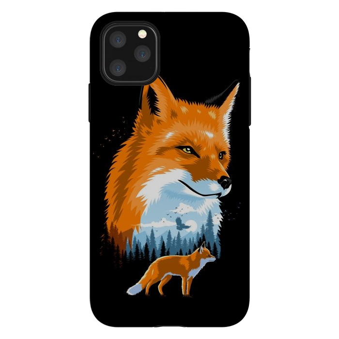 iPhone 11 Pro Max StrongFit Fox in forest by Alberto