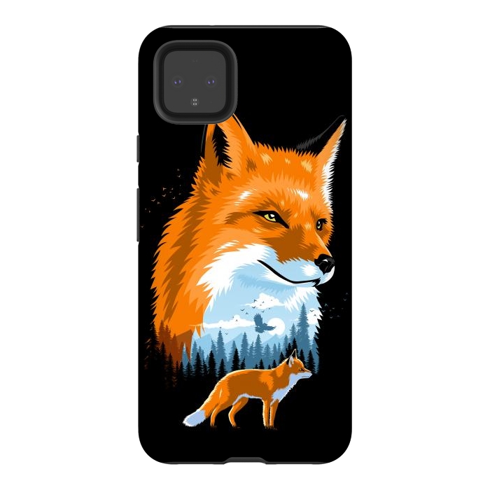 Pixel 4XL StrongFit Fox in forest by Alberto