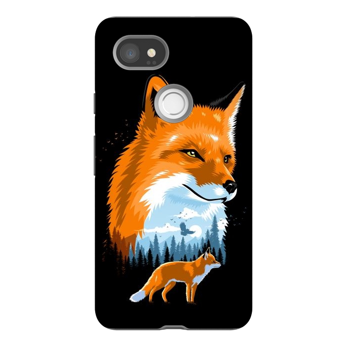 Pixel 2XL StrongFit Fox in forest by Alberto