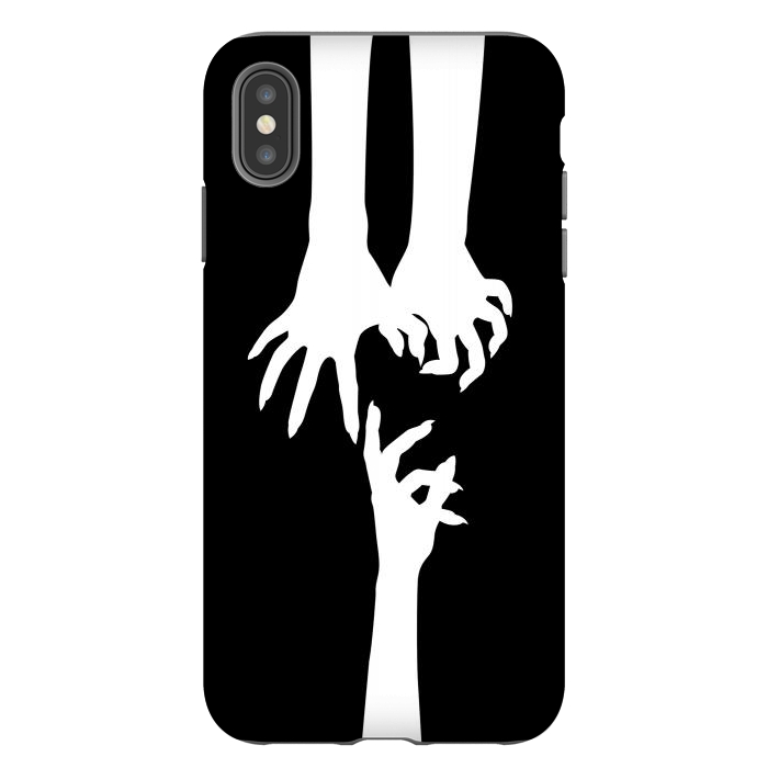 iPhone Xs Max StrongFit Hands of Zombie by Alberto