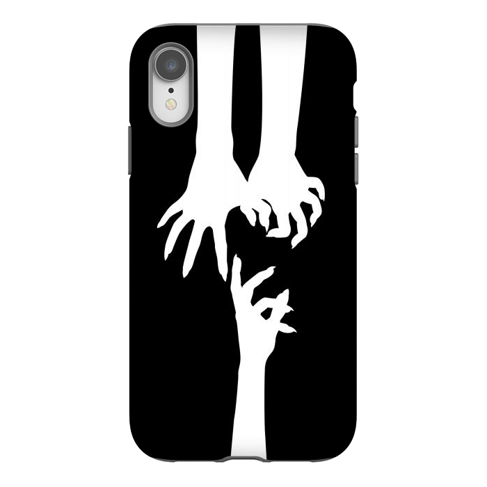 iPhone Xr StrongFit Hands of Zombie by Alberto