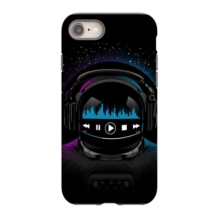 iPhone 8 StrongFit Music disco Astronaut by Alberto