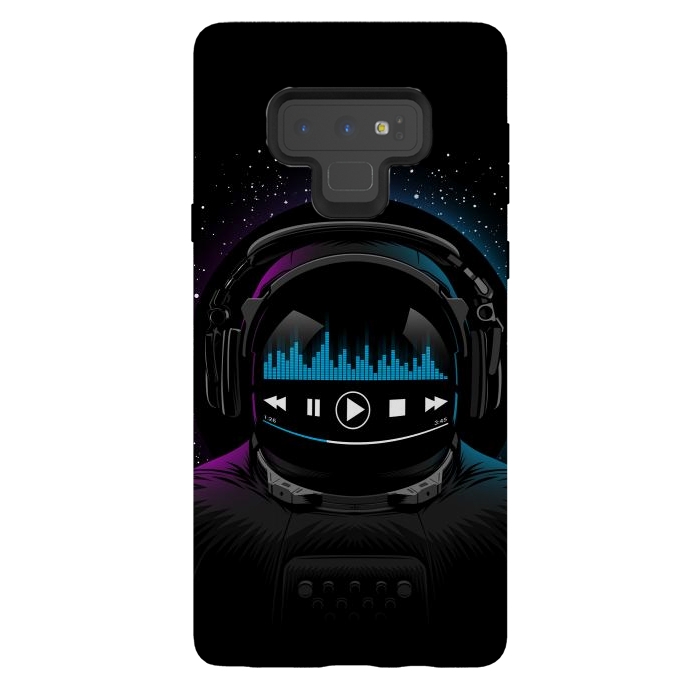 Galaxy Note 9 StrongFit Music disco Astronaut by Alberto