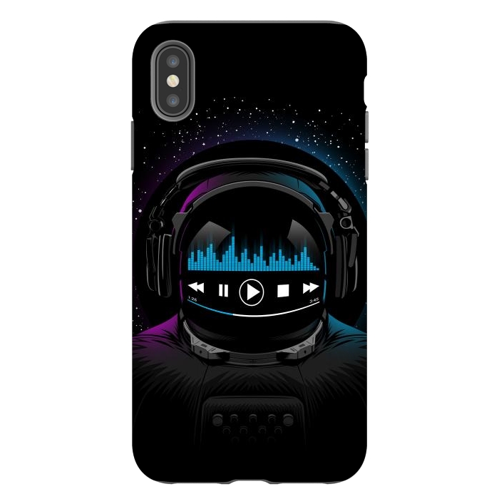 iPhone Xs Max StrongFit Music disco Astronaut by Alberto