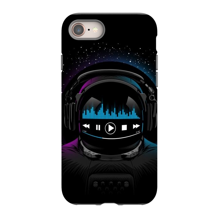 iPhone SE StrongFit Music disco Astronaut by Alberto