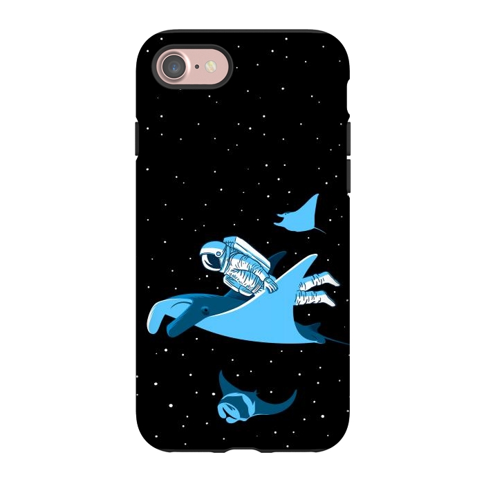iPhone 7 StrongFit Astronaut blanket fish by Alberto
