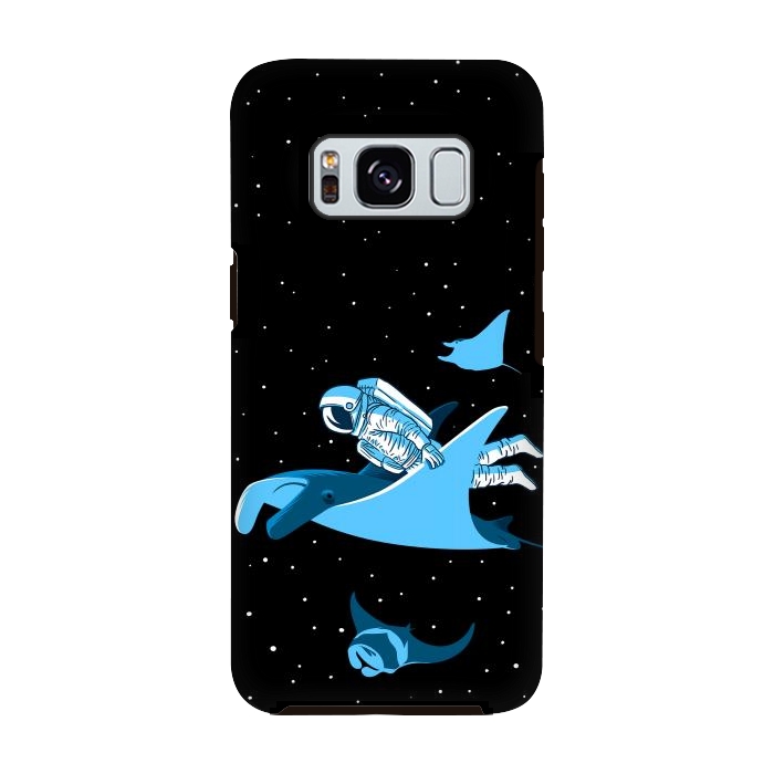 Galaxy S8 StrongFit Astronaut blanket fish by Alberto