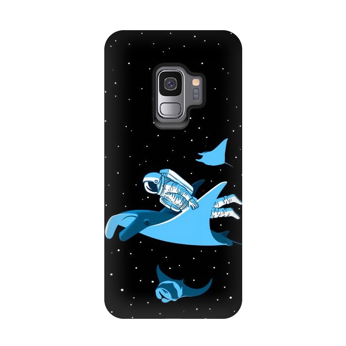 Galaxy S9 StrongFit Astronaut blanket fish by Alberto