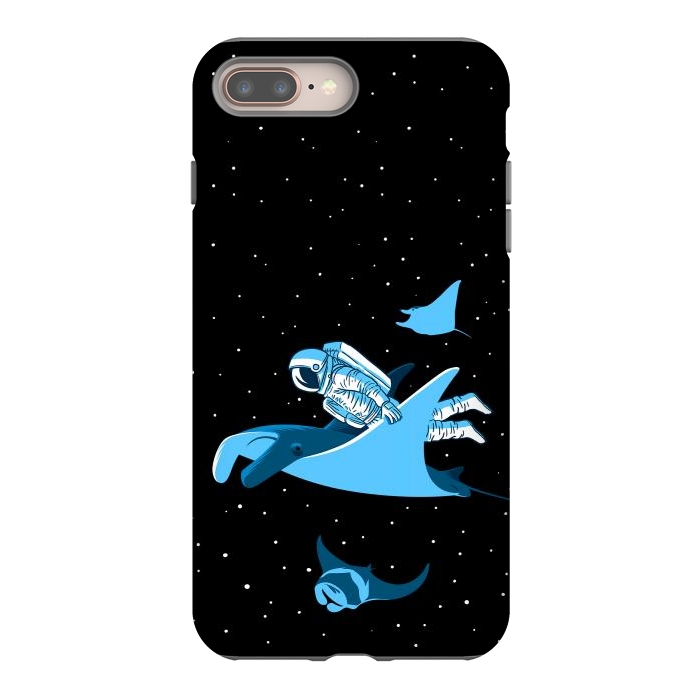 iPhone 8 plus StrongFit Astronaut blanket fish by Alberto
