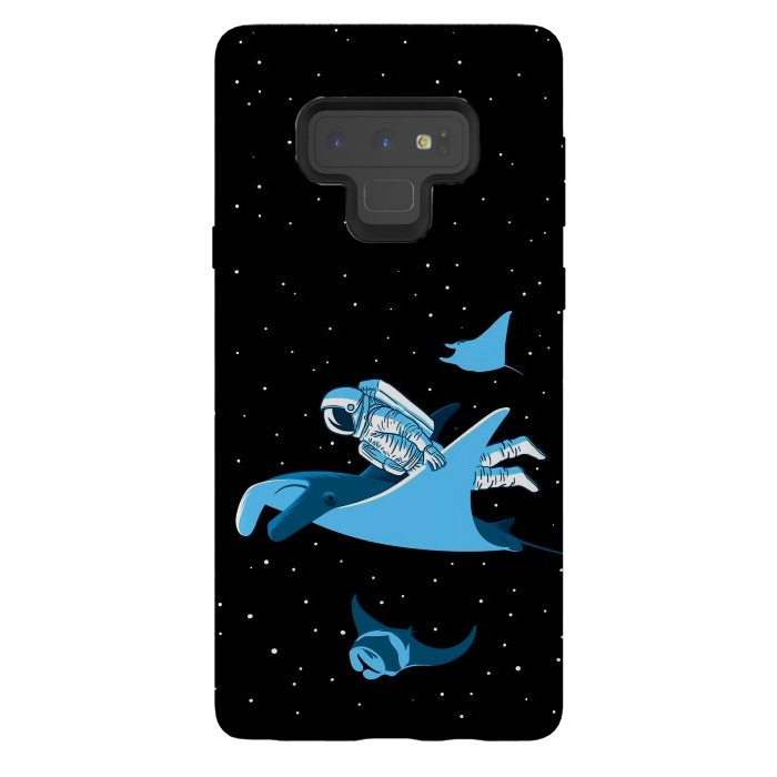 Galaxy Note 9 StrongFit Astronaut blanket fish by Alberto