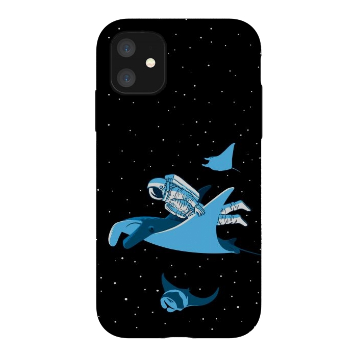 iPhone 11 StrongFit Astronaut blanket fish by Alberto