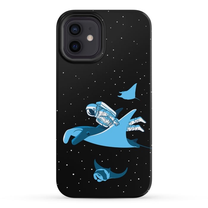 iPhone 12 mini StrongFit Astronaut blanket fish by Alberto