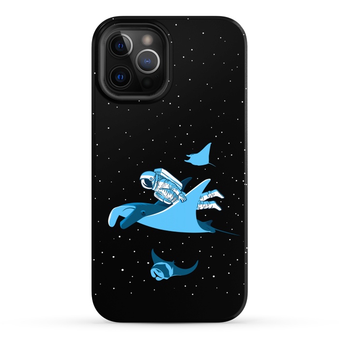 iPhone 12 Pro Max StrongFit Astronaut blanket fish by Alberto