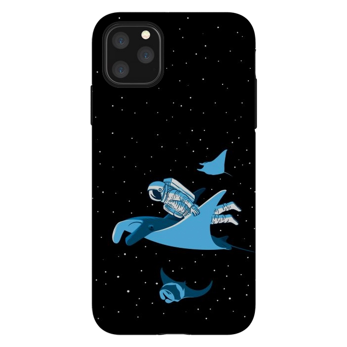 iPhone 11 Pro Max StrongFit Astronaut blanket fish by Alberto