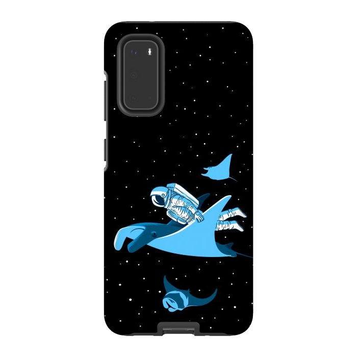 Galaxy S20 StrongFit Astronaut blanket fish by Alberto